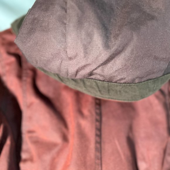 Womens Moorcroft Jacket + Hood SMALL Red Burgundy Outerwear Chore Wax Canvas NEW - Picture 11 of 16